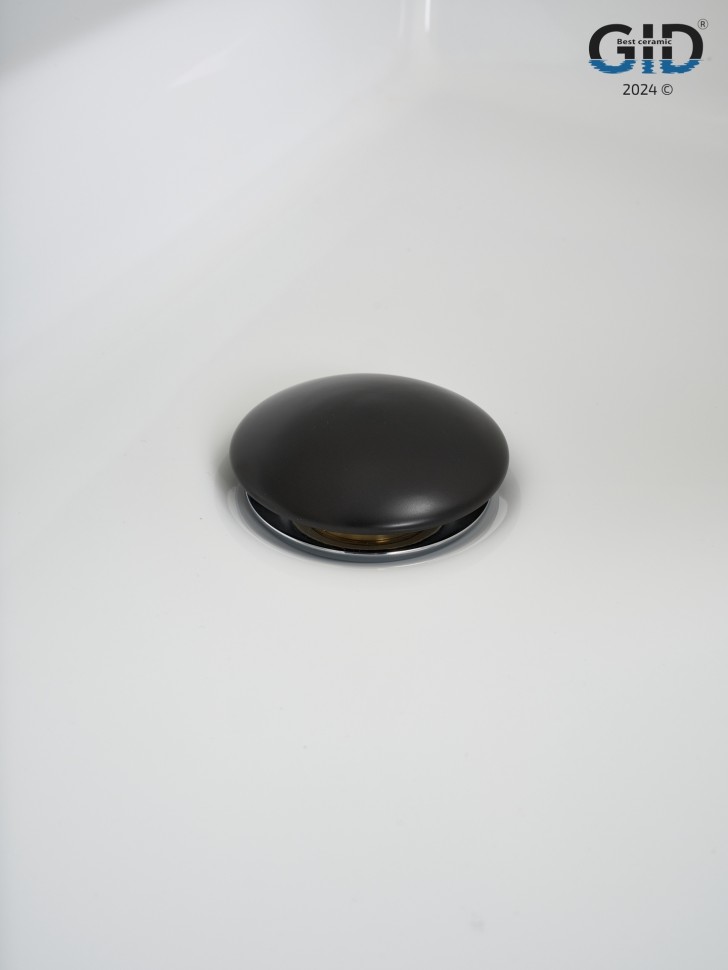 Донный клапан Gid без перелива Blm100 74402K черный матовый 7x7x10