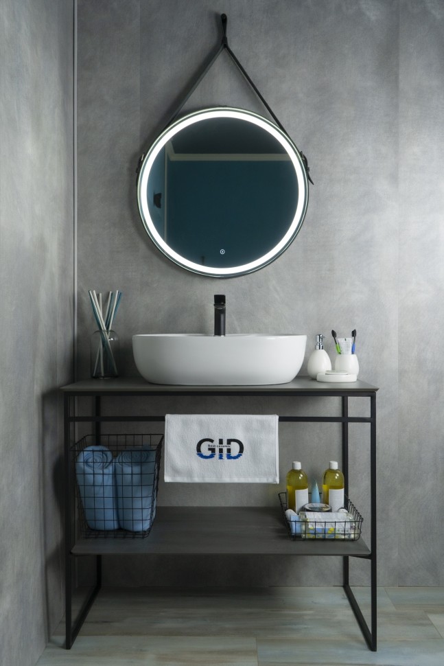 Раковина Gid N9163 51127 накладная белая 59x41x16