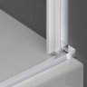 Душевая дверь Alpha VDP-3AL900CL , хром, стекло прозрачное