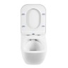 Унитаз подвесной безободковый c сиденьем BelBagno ALPINA BB10100CHR/SC