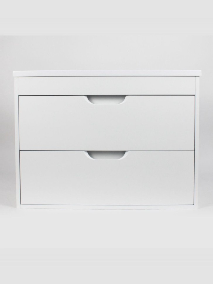 Тумба под раковину для ванной подвесная Uperwood Modul 75х44,4х55 см, белаяатовая