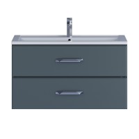 Тумба под раковину Uperwood Foster 90 см, серый графит