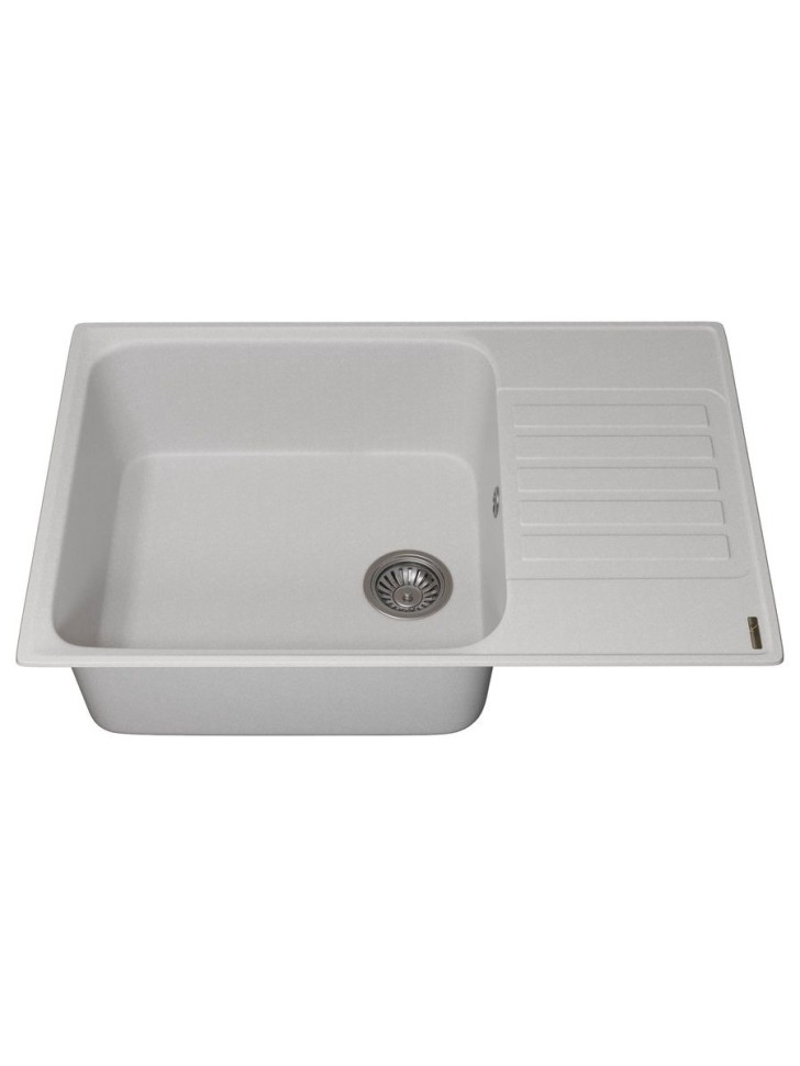 Кухонная мойка из искусственного камня Uperwood UPD-400, прямоугольная, цвет туман