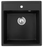 Кухонная мойка из искусственного камня Uperwood Симпл (Simple) UPD-305-344, ультра-черная