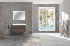 База под раковину Gio 100 подвесная, 2 выкатных ящика soft-close, R.Oak