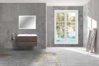 База под раковину Gio 100 подвесная, 2 выкатных ящика soft-close, R.Oak