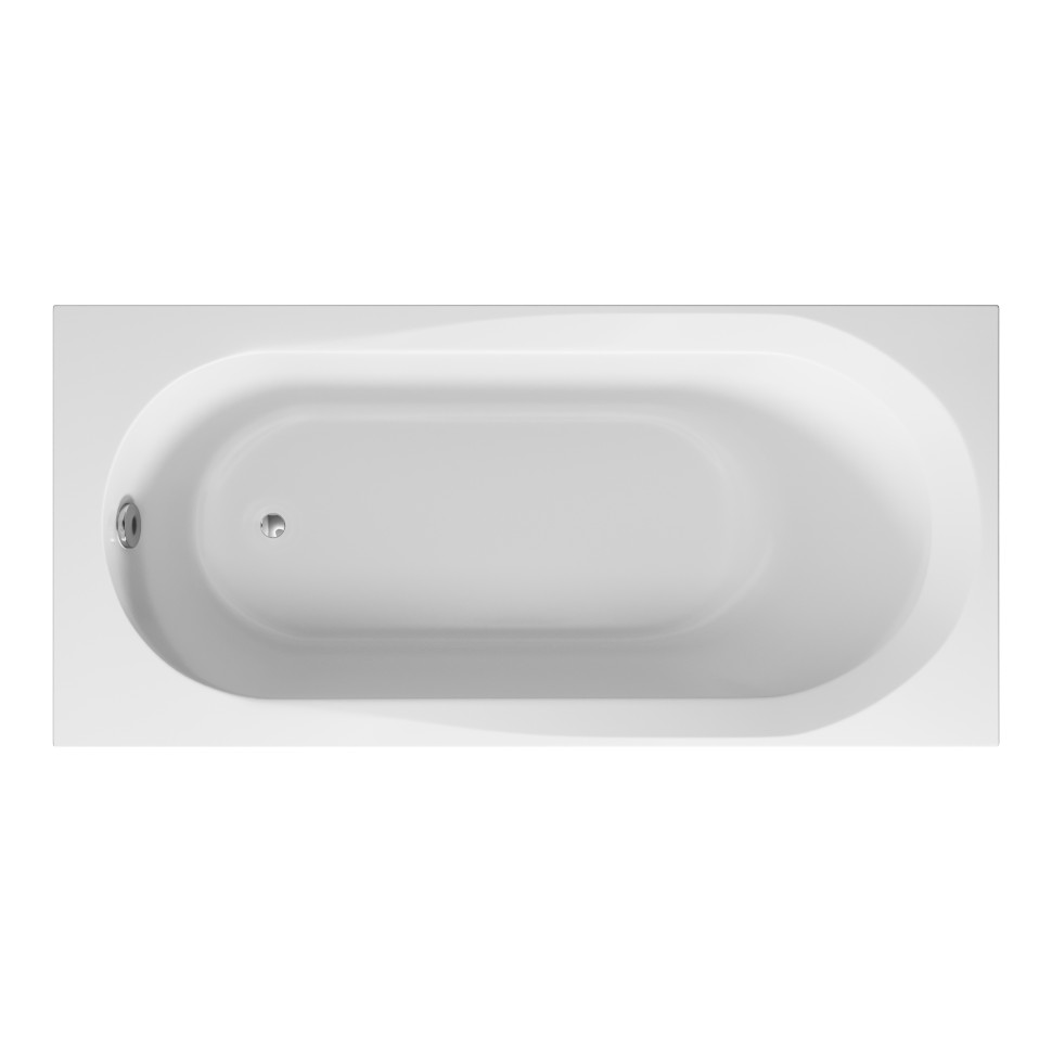 Ванна акриловая Vincea VBT-2B150-FR с каркасом 1500*700*480, пристенная, цвет белый