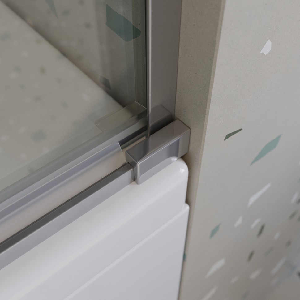 Душевая шторка на ванну CEZARES TANDEM-SOFT-VF-2-170/145-C-Cr-IV