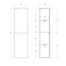 Шкаф подвесной BelBagno FLY-MARINO-1500-2A-SC-RW-P-R