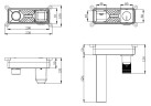 Смеситель для раковины Домус (Domus) VBFW-5DM01CH встраиваемый, хром