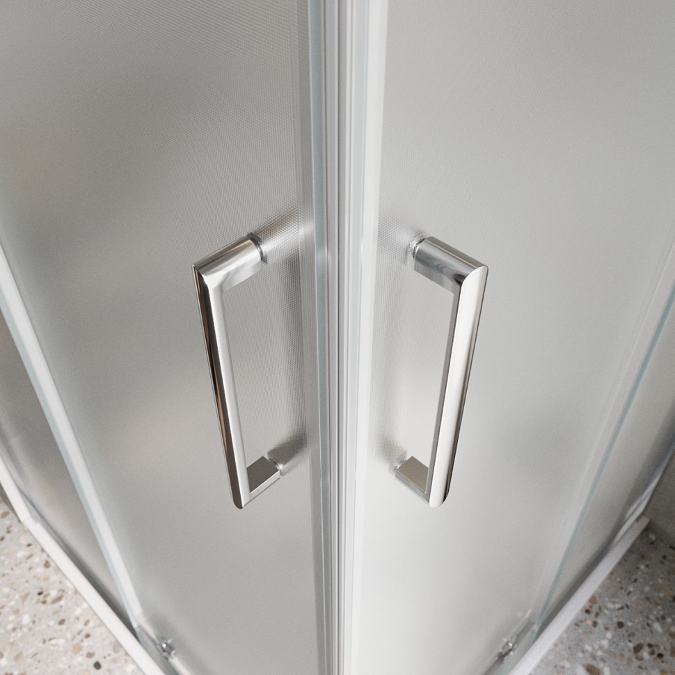 Душевой уголок BelBagno LUCE-AH-21-120/80-P-Cr
