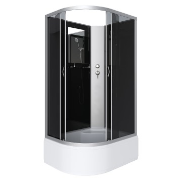 Душевая кабина Niagara Classic NG-2510-14RBK (120х80х200) высокий поддон(40см),стекло тонированное,4 места