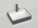 Раковина накладная OTTAVIA 595х445х125 S-Stone Матовое
