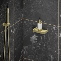 Полка Timo Petruma 15222/17 золото матовое