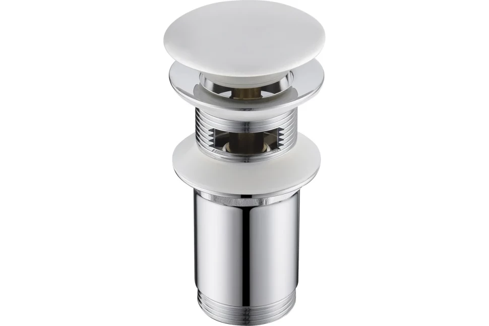 Донный клапан Timo 8011/16 белый матовый