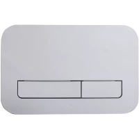 Кнопка смыва Veconi FLUSH V12, FLV12-CM, 240х162х7, пластик, хром матовый