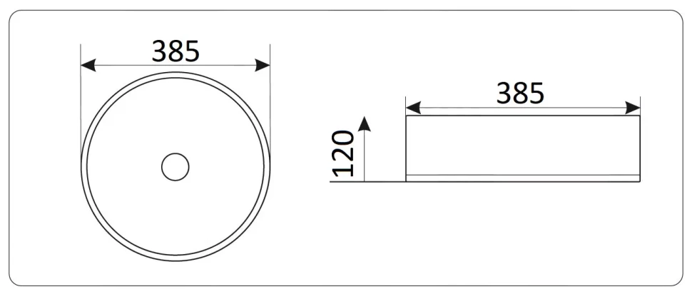 Раковина для ванной CeramaLux 78310