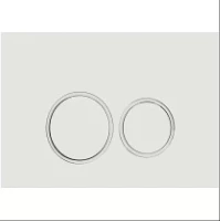 Кнопка для инсталляции белый CeramaLux DC-014/2