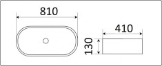 Умывальник CeramaLux 78327