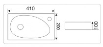 Умывальник CeramaLux 9265