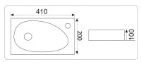 Умывальник CeramaLux 9265