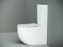 Напольный пристенный унитаз Metropol Rimless CN4001