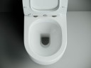 Напольный пристенный унитаз Metropol Rimless CN4001