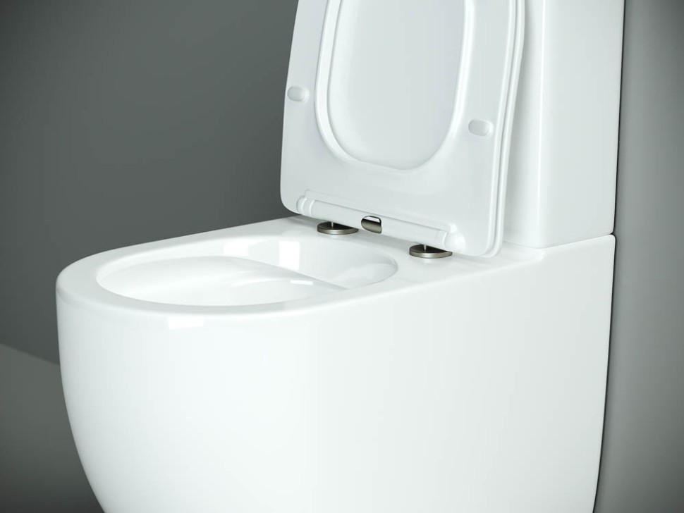 Напольный пристенный унитаз Metropol Rimless CN4001
