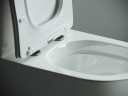 Напольный пристенный унитаз Metropol Rimless CN4001