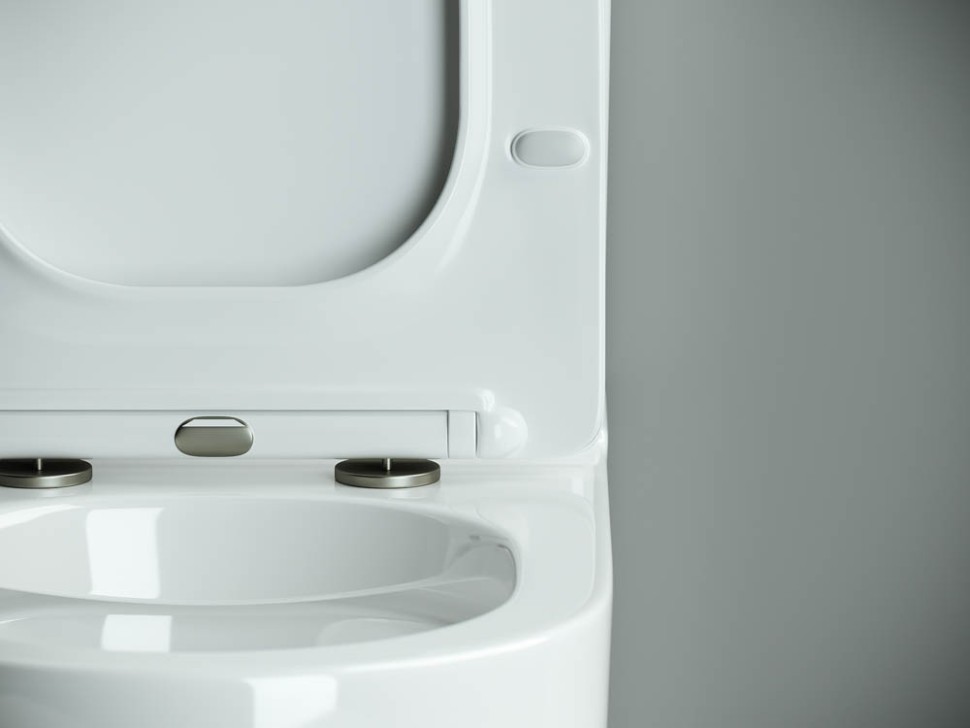 Напольный пристенный унитаз Metropol Rimless CN4001