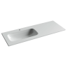 Раковина накладная мебельная CERAMICANOVA Grace прямоугольная 1210x457x137 с чашей слева и отверстием под смеситель цвет белый CN7020