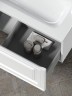 Тумба подвесная SANCOS Very 1195х445х406, c одним ящиком оснащенным доводчиками, Bianco , арт.VR120W