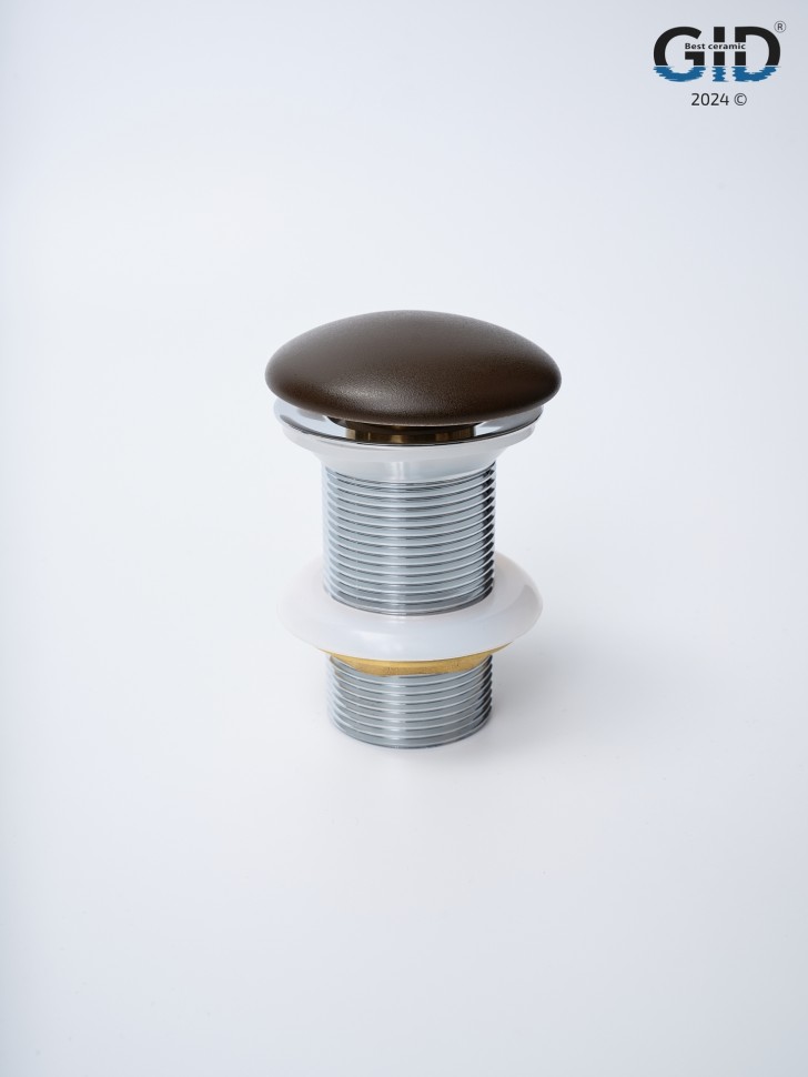 Донный клапан Gid без перелива Br100 74406K коричневый матовый 7x7x10