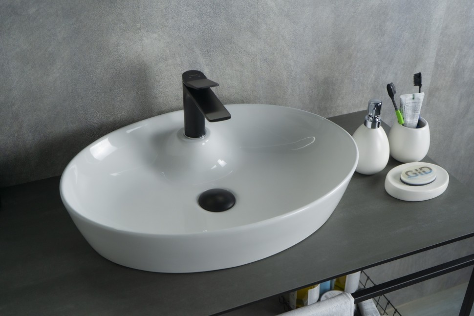 Раковина Gid N9436 51150 накладная белая 55x40x10.5