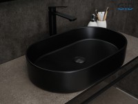 Раковина Gid Bm1479 53354 накладная черная матовая 61x38.5x12