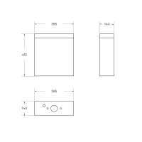 Бачок BelBagno AMANDA BB051T