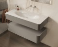 База под раковину Vincea  Caprise 1200 подвесная, 1 выкатной ящик soft close, светло-серый матовый