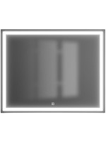 Зеркало для ванной с подсветкой Uperwood Tanos 100х80 см, прямоугольное, сенсор/антизапотевание/без рамы