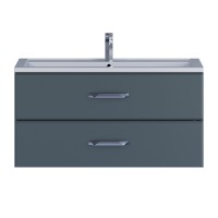 Тумба под раковину Uperwood Foster 100 см, серый графит