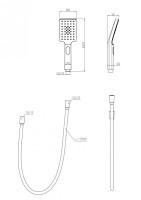 Душевая стойка BelBagno LUCE LUC-VSCM-CRM