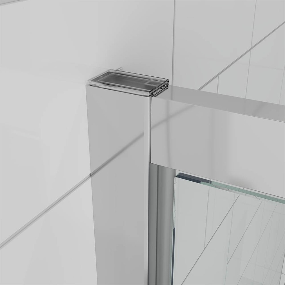 Душевая дверь Veconi Ottimo P30 CH, 700x1900, хром, стекло матовое