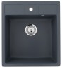 Кухонная мойка из искусственного камня Uperwood Симпл (Simple) UPD-305-343, антрацит