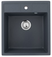 Кухонная мойка из искусственного камня Uperwood Симпл (Simple) UPD-305-343, антрацит