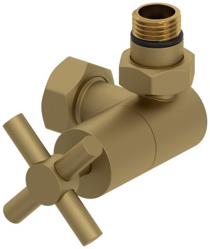 Вентиль 3D правый крест (G 1/2" НР х G 3/4" НГ)