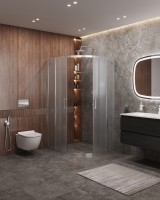 Душевой уголок CEZARES MOLVENO-RH-22-130/120-P-Cr