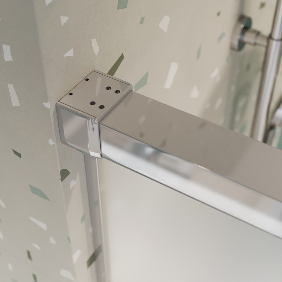 Душевая шторка на ванну CEZARES TANDEM-SOFT-VF-2-170/145-P-Cr