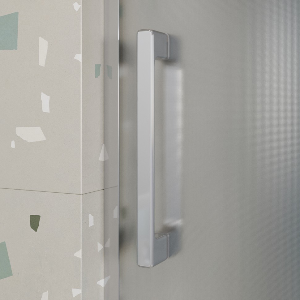 Душевая шторка на ванну CEZARES TANDEM-SOFT-VF-2-170/145-P-Cr