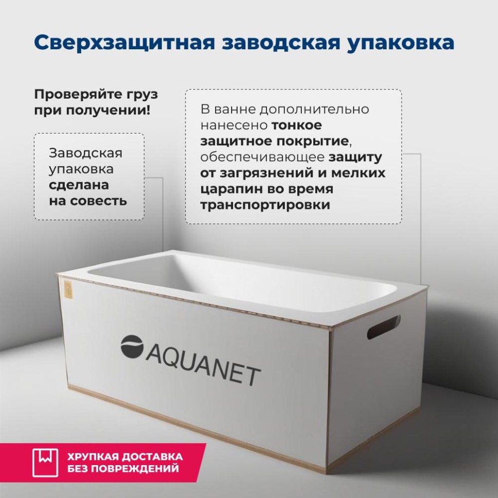 Акриловая ванна Aquanet Lotos 175x80 (с каркасом)