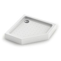Душевой поддон Veconi Tezeo acrylic TZ-53, 1000x1000x150, акрил, белый