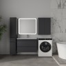 Тумба подвесная STYLE LINE "Атлантика 90", Люкс Плюс графит с раковиной Атлантик 90  